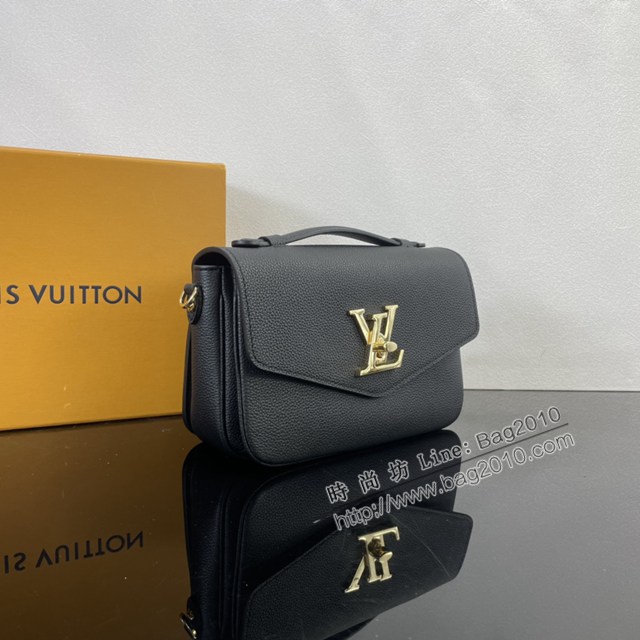 Lv路易威登2023專櫃新款Oxford手袋 LV粒面牛皮革純色手提單肩斜挎女包 M22735 ydh5202